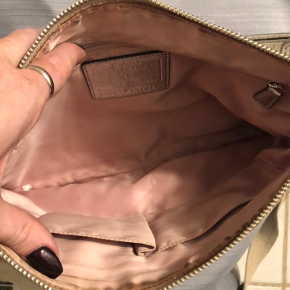 Champagne and silver Crossbody/shoulder bag - Picture 5 of 6